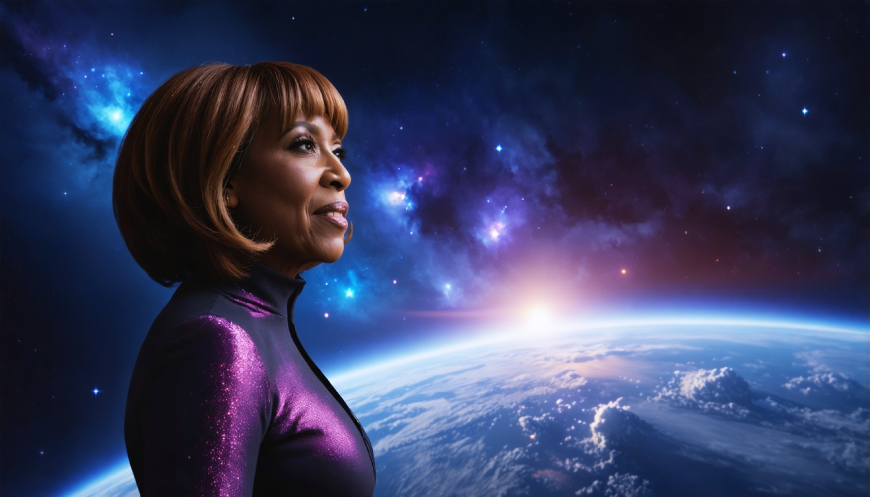 The Day Gayle King Defied Her Fears and Became a Viral Space Pioneer